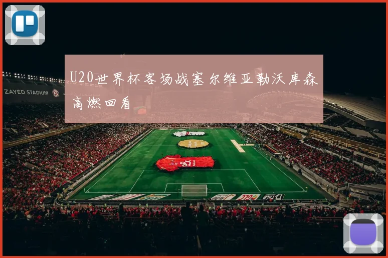 U20世界杯客场战塞尔维亚勒沃库森高燃回看
